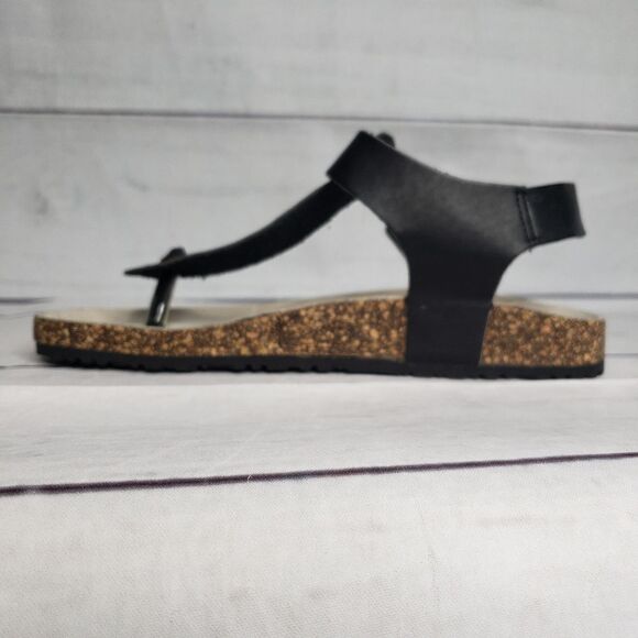 Anatomic size 36 black cork heel sandal NWT - Picture 2 of 7